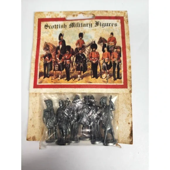 Die-cast Zinc Alloy Scottish Military Figures Winter Reproductions‎ UK