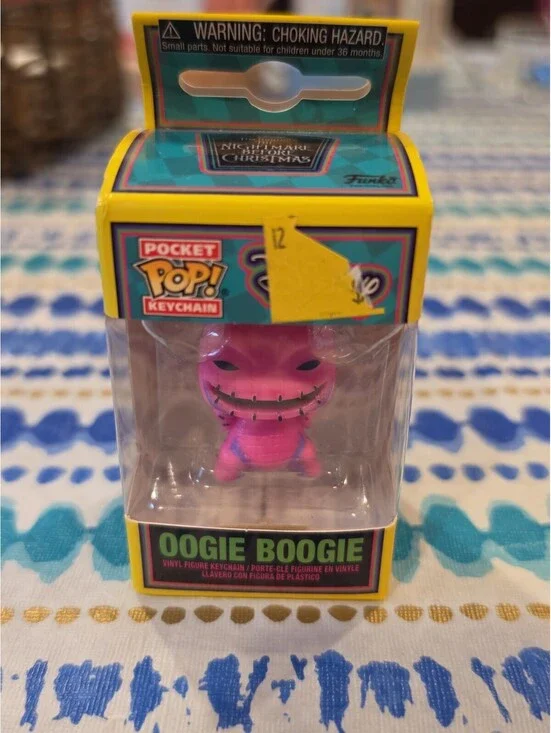 The Nightmare Before Christmas Oogie Boogie Blacklight Pocket Po! KeyChain FUNKO