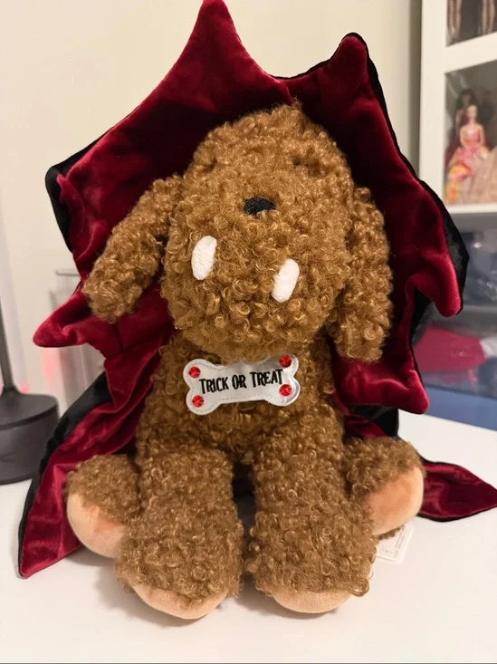 Pottery Barn Dante Dracula Dog Pillow. Cute