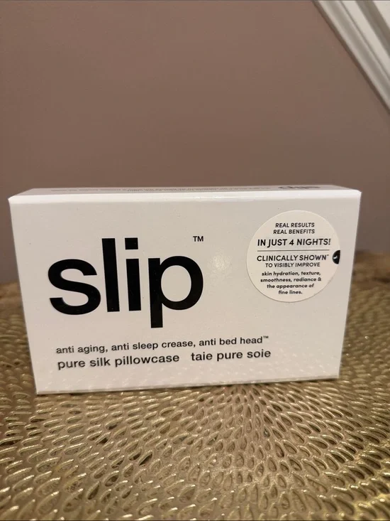 Slip Pure Silk White Queen Pillowcase