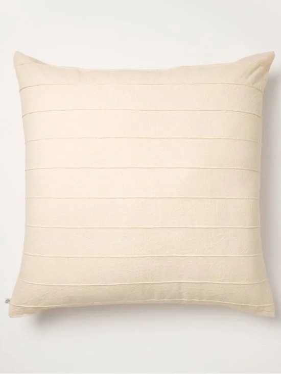 NWT Hearth & Hand Magnolia Stitch Stripe Euro Pillow 26x26