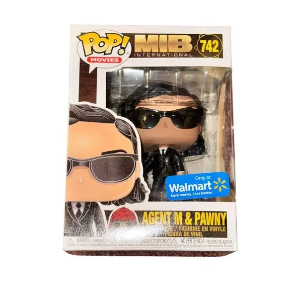 Funko Pop Movies Men In Black International Agent M & Pawny Figure Walmart Excl