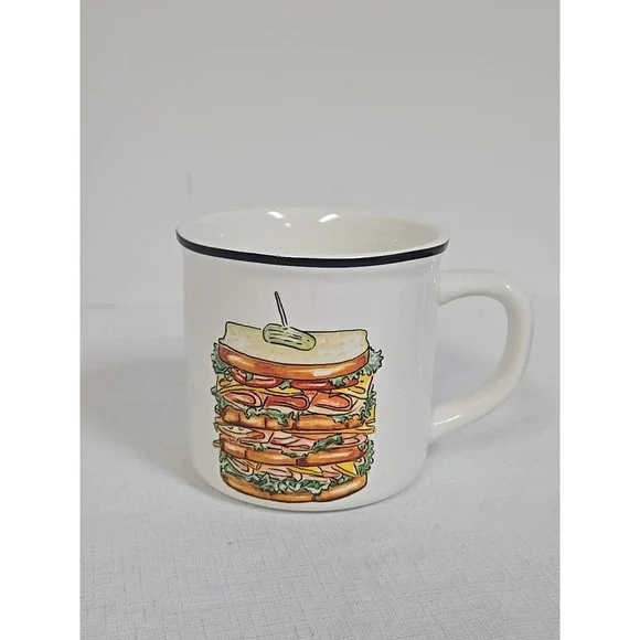 Pottery‎ Barn Friends Mug Ceramic Coffee Cup Joey Doesn't Share Food