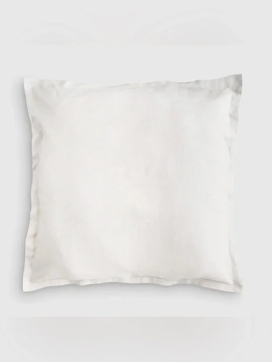 NWOT Quince European Linen Euro Sham, 26X 26 (White)