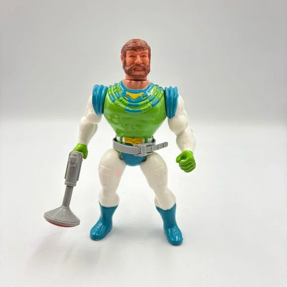 Vintage Pace Toys Earth Force Doctor Red Roger Wolf Figure w/Weapon 1985 LOOSE