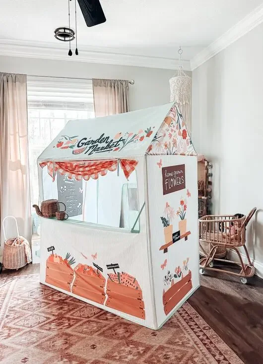 Homegrown Garden Farmers Market Stall Playhouse Stand Tent Waldorf
