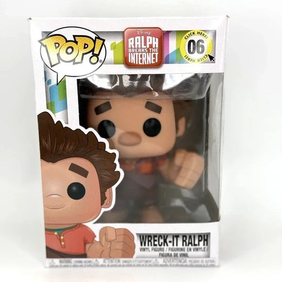 NEW! Funko Pop Disney Ralph Breaks the Internet Wreck-It Ralph #06 Vinyl‎ Figure