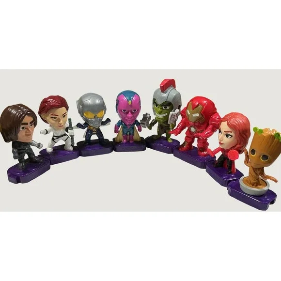 McDonalds Marvel Avengers Eternals Happy Meal Figures Lot of 8
