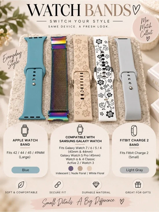 Watch Bands – Multiple Styles & Sizes