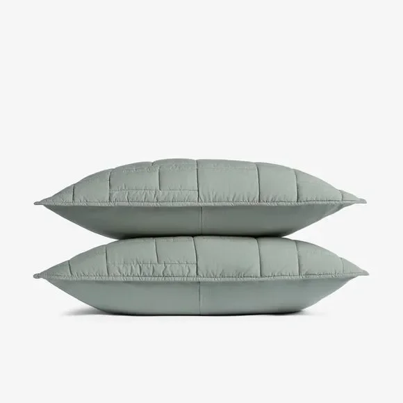 Parachute for Target Cozy Block Quilted Sham Set Jade 20x26 Standard