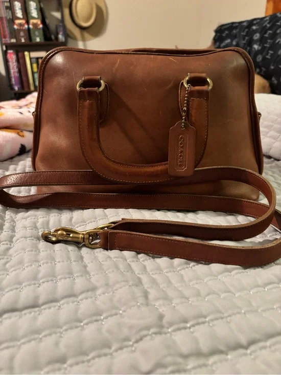 Vintage Coach Baxter Satchel Style 9903 - British Tan w Tag