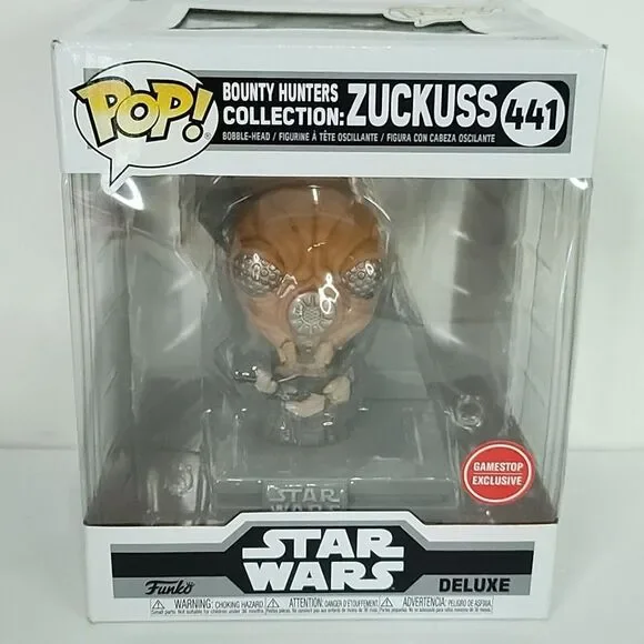 Funko Pop! Star Wars Bounty Hunter Collection Zuckuss 441 GameStop Exclusive NEW