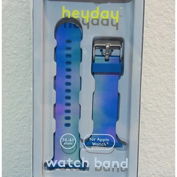 Apple Watch Band Heyday Silicone 38-40mm‎ Northern Lights Pink Blue Purple New