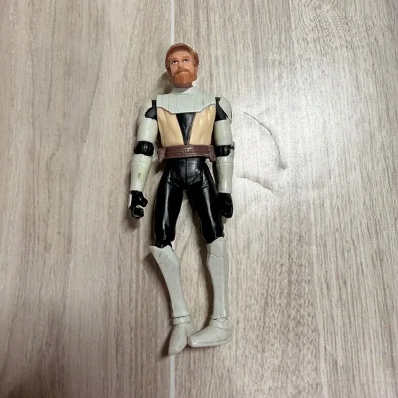 Star‎ Wars Clone Wars Obi-Wan Kenobi Action Figure General Armor Jedi Master