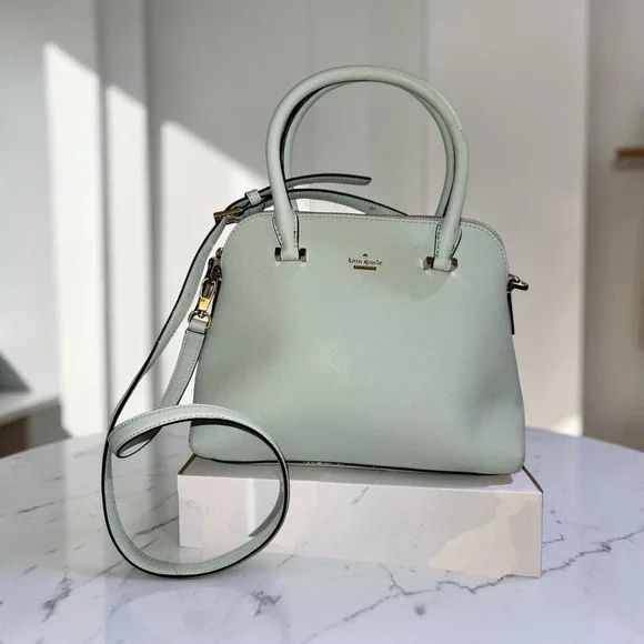Kate Spade Cedar Street Maise Mint Green Satchel Crossbody Handbag