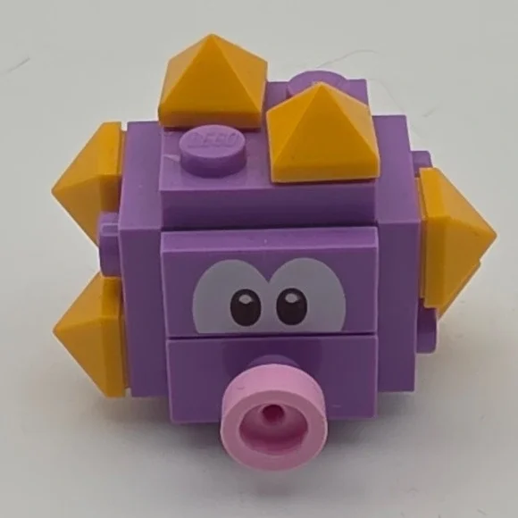 LEGO Super Mario Spiny Cheep Cheep Mini Figure Purple Excellent
