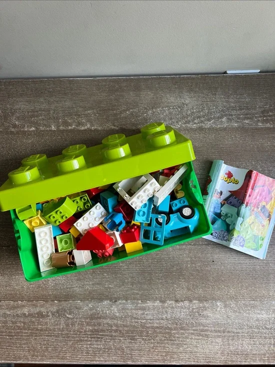 EUC Bundle of LEGO DUPLO Classic Brick Box and Classic Heart Box Combined