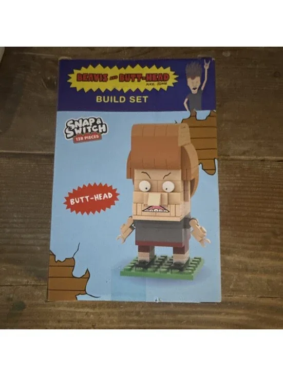 Snap & Switch Beavis and Butt-Head Butt-Head Build Set 128 Pieces Compatible