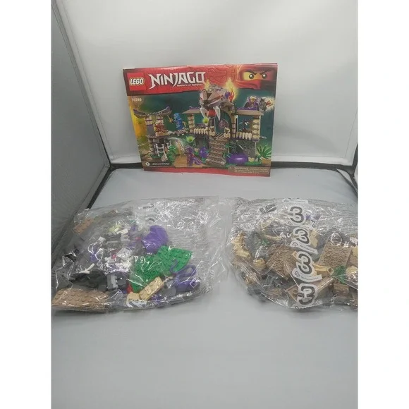 LEGO NINJAGO Enter the Serpent 70749 In 2015 U Retired Not Complete Read Bag 2&3