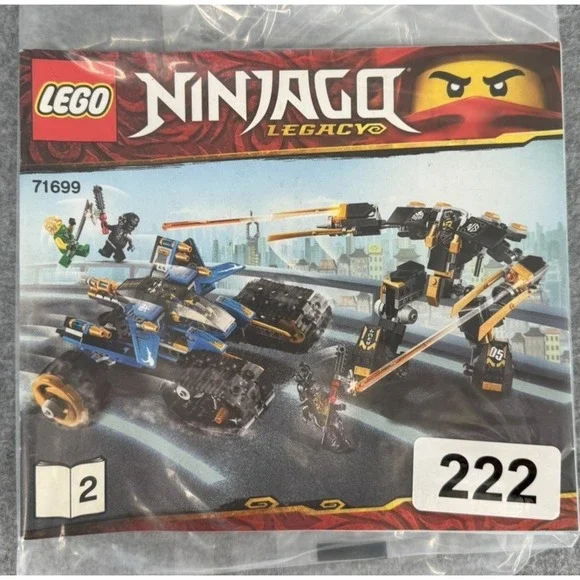 LEGO 71699 Ninjago Legacy Thunder Raider Instruction‎ Manual Only OEM Original
