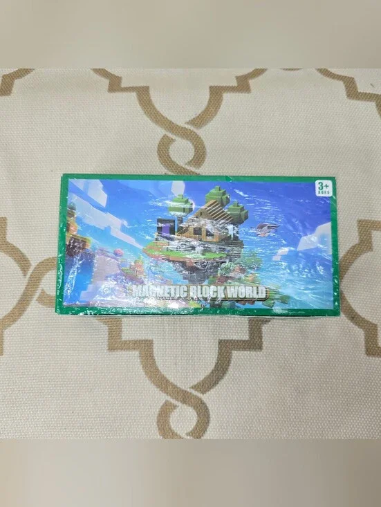 Magnetic Block World Building Cubes Pixel Style Toy Construction New