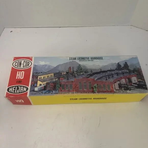 Heljan HO Scale - Steam Locomotive Roundhouse - Basic 3 Stall Kit - B 802