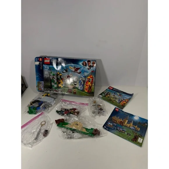 LEGO Harry Potter Quidditch Match 75956 Building Kit w Minifigures 99% complete