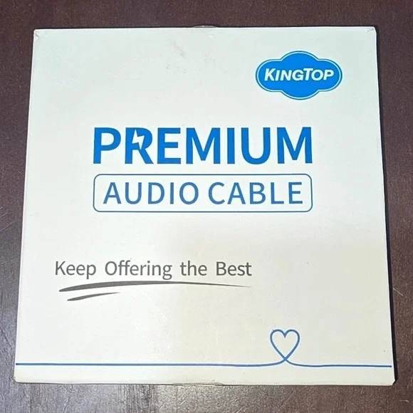 Kingtop Premium Optical Audio Cable 4.6ft 1.4m Digital Toslink‎ X002XGAMS5 New