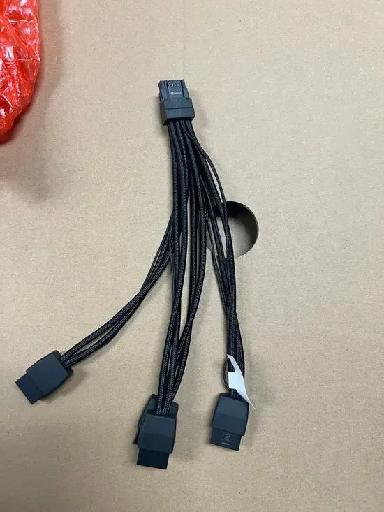 NVIDIA 12VHPWR PCIe5.0 4x8Pin to16Pin Braided GPU Cable for RTX40 Series