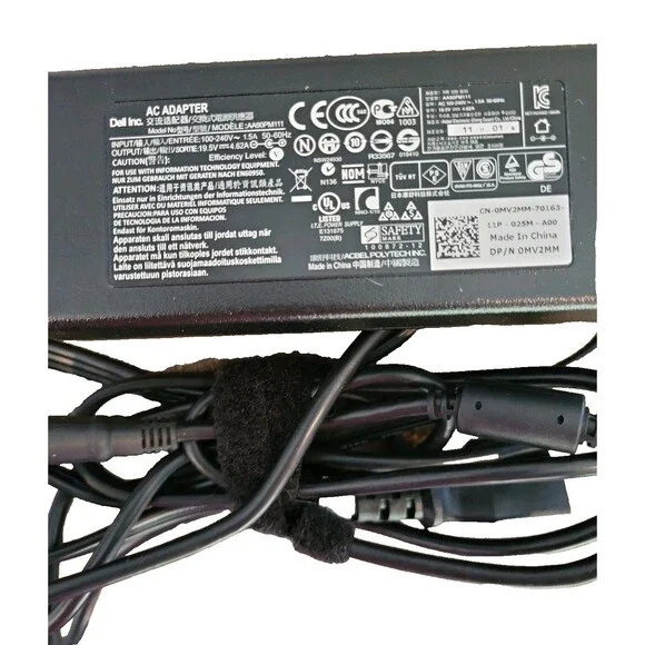 Dell AC Adapter Model AA90PM111 19.5 Volts