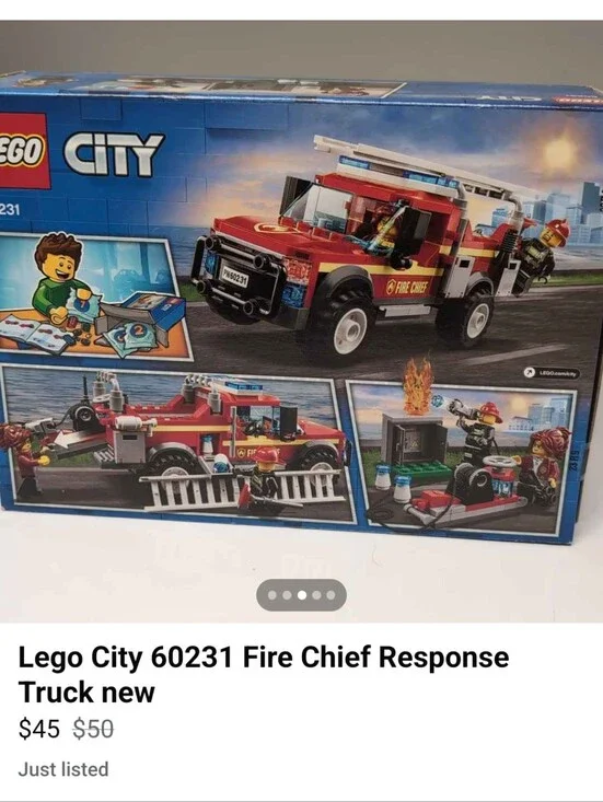 Lego Fire Chief Response Truck #60231 NIB