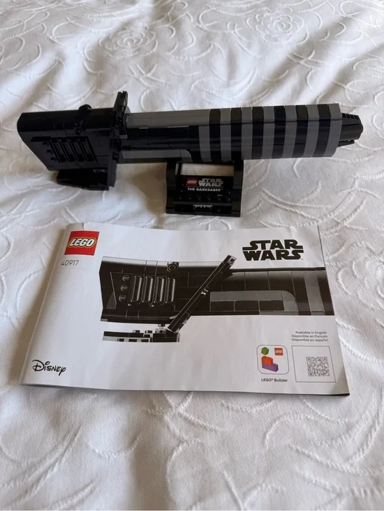 LEGO Star Wars The Darksaber Set 40917 Building Model Disassembled with Manual