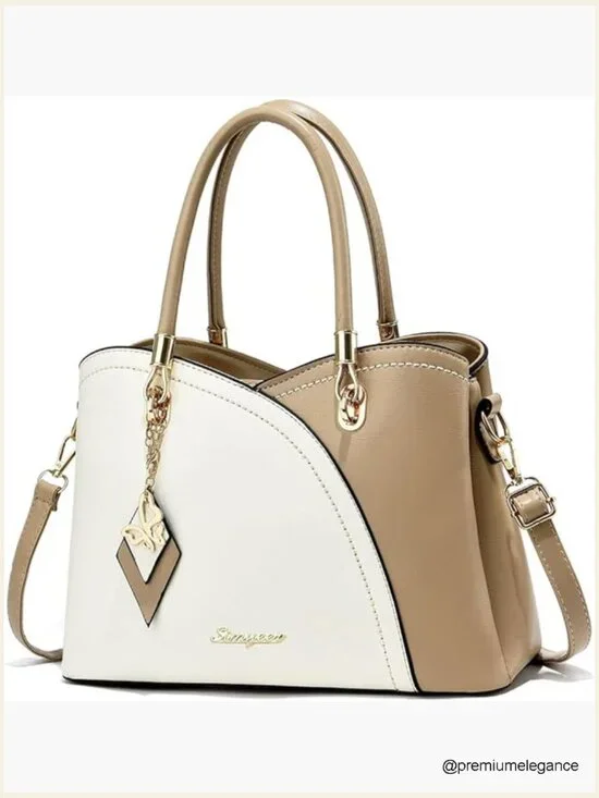 Top Handle Satchel Shoulder Messenger Tote Bag Women Handbag Synthetic Leather