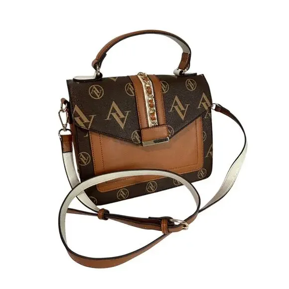 Adrienne Vittadini Top Handle Satchel‎ Bag Removable Shoulder Strap