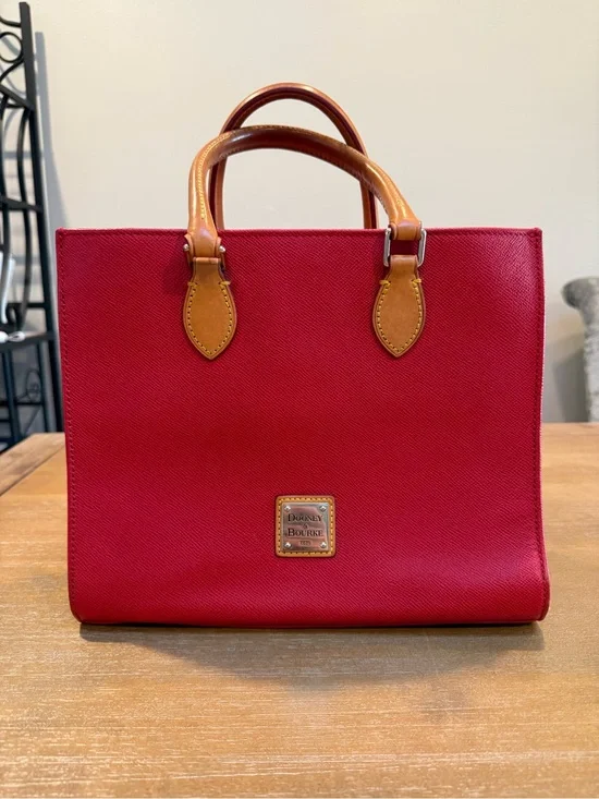 Dooney and Bourke Janine Red‎ Satchel Handbag