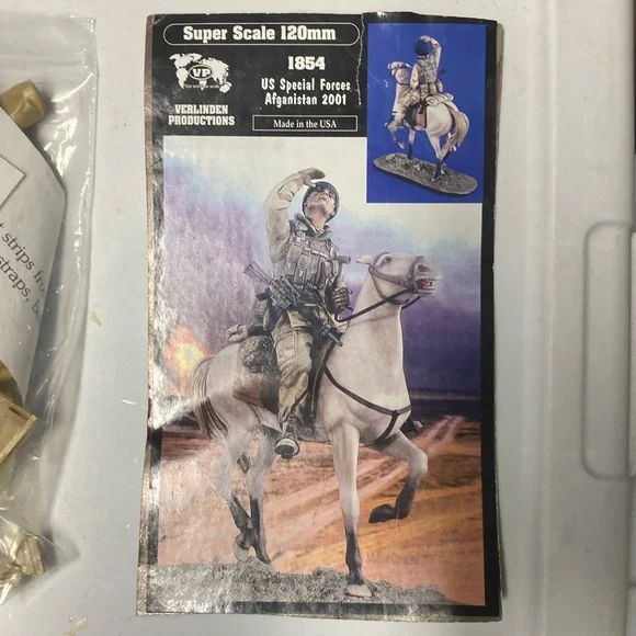 Verlinden 120mm Super Scale, kit no 1854, US Special Forces Afganistan 2001, new