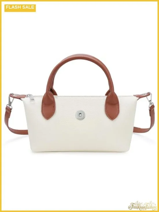 Mini Vegan Leather Satchel Top Handle Crossbody Shoulder Bag Purse