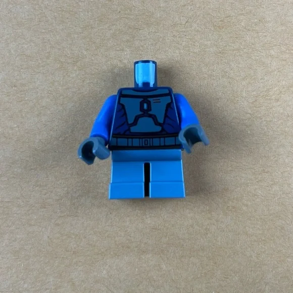 LEGO Star Wars Mandalorian Armor Plates Blue Torso Minifigure 2