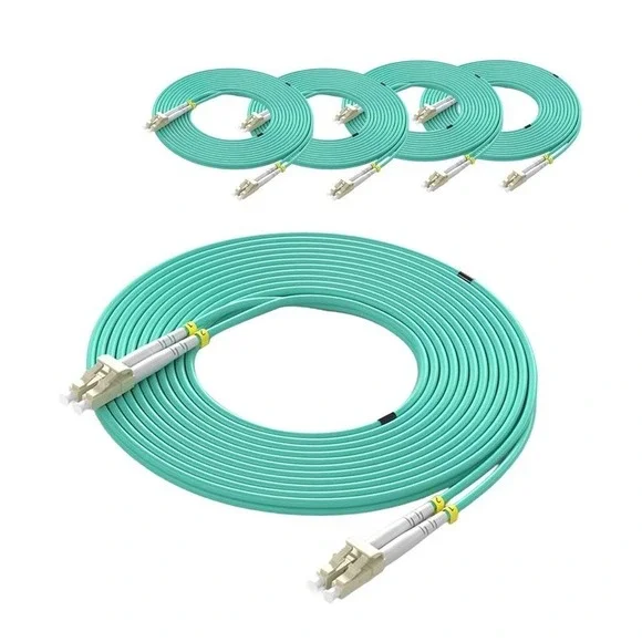 OM3 LC to LC‎ Fiber Optic Patch Cable 5 Packs Of 5. 25 Total