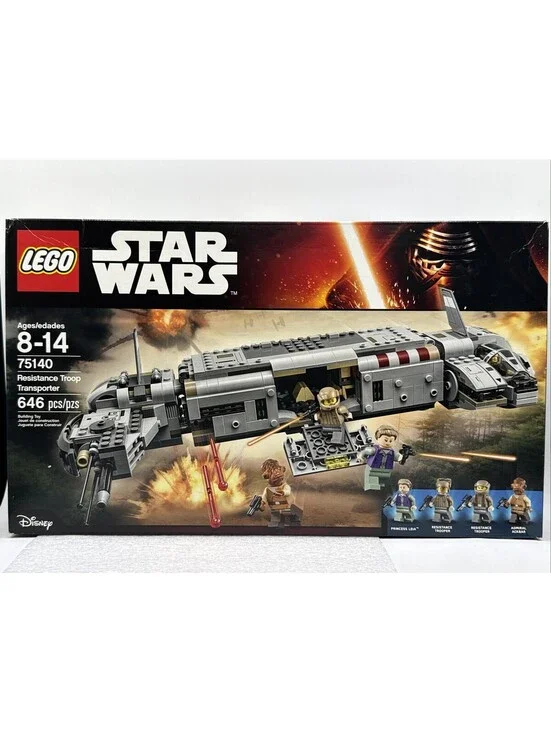 LEGO Star Wars: Resistance Troop Transporter 75140 Disney 2016 Sealed 4 Minifigs