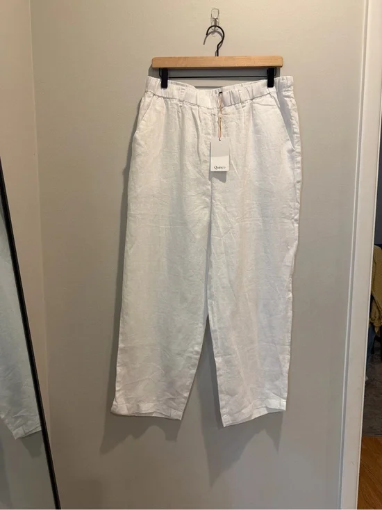 NWT Quince 100% European Linen Pants size Large