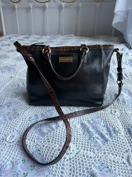 Vintage Brahmin Mini Asher satchel