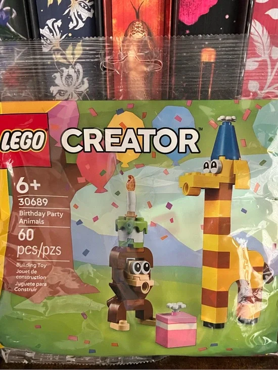 LEGO Creator Birthday Party Animals - Yellow, Brown, Pink