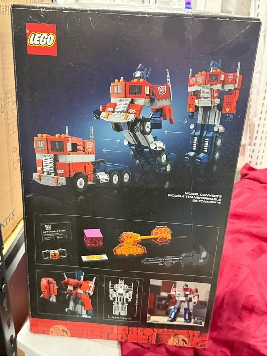 Lego Optimus Prime Transforming Truck - Red, Blue, Silver