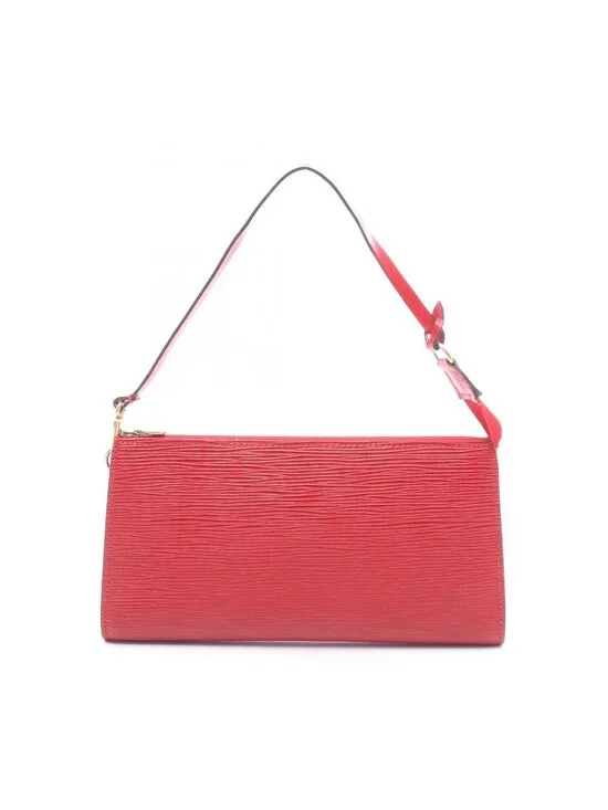 Louis Vuitton Handbag Pochette Accessoires Castilian Red Leather