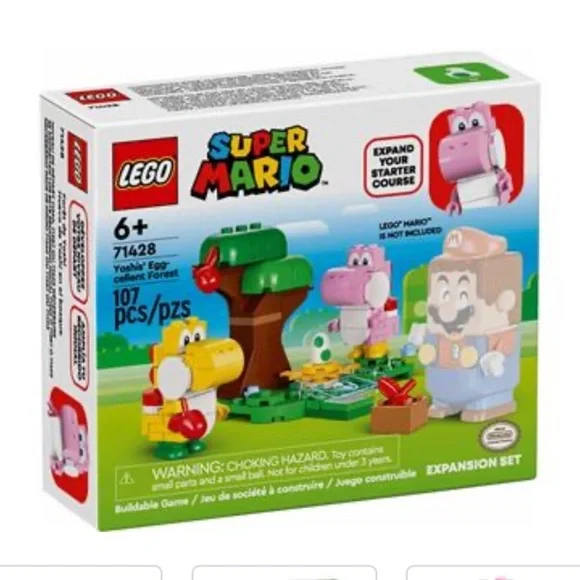 Lego Super Mario Yoshis’ Eggcellent forest 71428 new in sealed Box 107 pieces