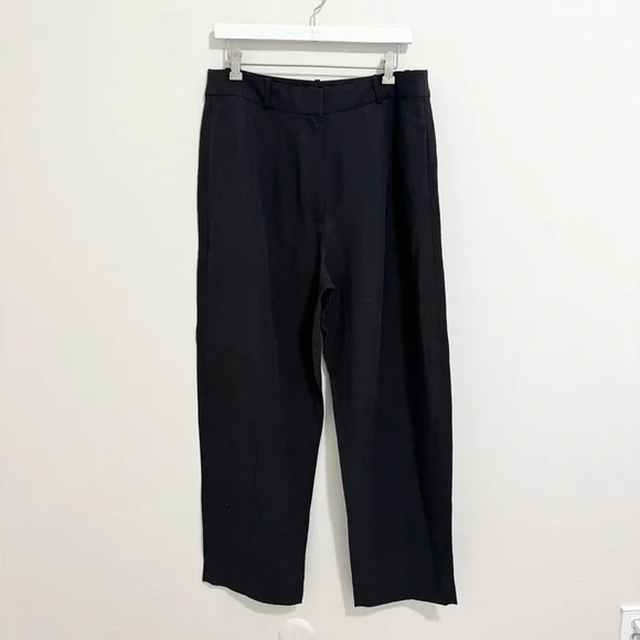 Banana Republic Black Long Straight Leg Trousers