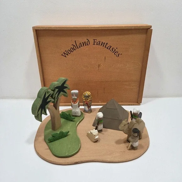 Vintage Woodland Fantasies Ancient‎ Egypt set Egyptian Pyramid (Incomplete)
