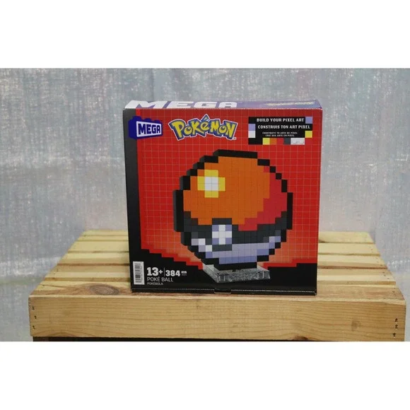 Pokemon Mega Build Your Pixel Art Poke Ball‎ 384 Pcs