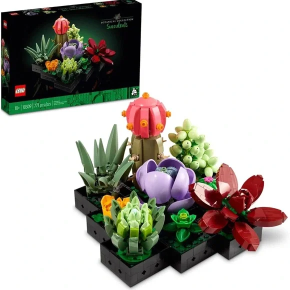 LEGO Succulents 10309 Icons Botanical Collection Complete Set 771 Pieces Box